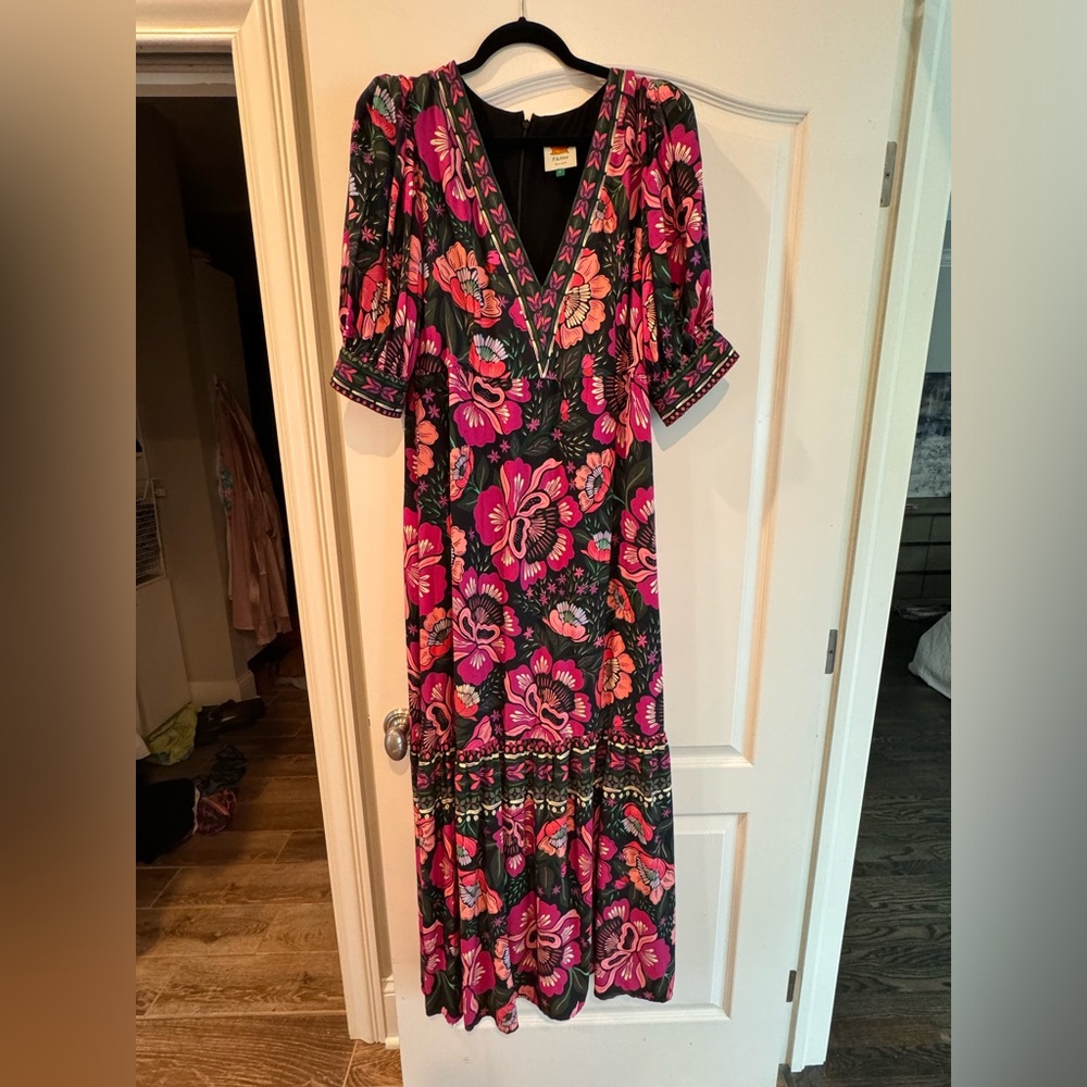 FARM Rio Floral Maxi Dress - Pink and Green - Picture 10 of 10
